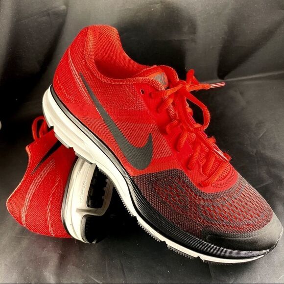 Rare Nike Air Zoom Pegasus 30 red black 10 US mens 44 EUR 9 UK - Picture 1 of 16